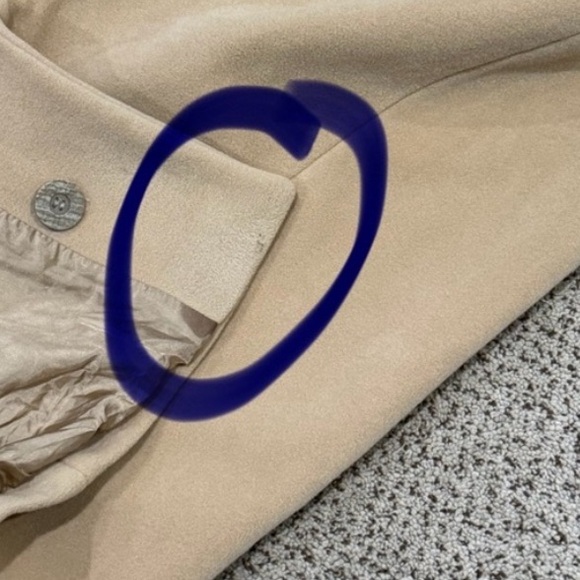 🧥 ALBERT NIPON Vintage Camel Wool Swing Coat‎ Sz 10 Faux Fur Trim Old Money - Picture 12 of 14